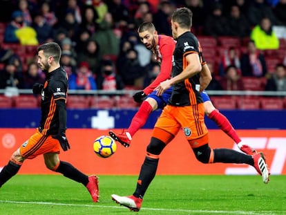 El Atlético se enfrenta al Valencia en la jornada 22 de la Liga Santander