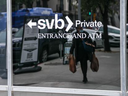Oficina del Silicon Valley Bank (SVB) en California (EE UU), intervenido en marzo por el supervisor norteamericano.