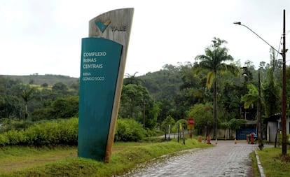 Entrada da mina Gongo Soco, em Barão de Cocais, município que teve moradores evacuados após risco de rompimento na sexta-feira.