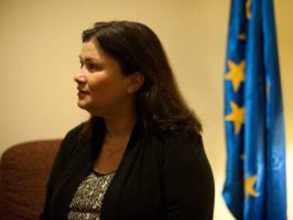 La presidenta de la Comisión de Asuntos para América Central del Parlamento Europeo, la holandesa Emine Bozkurt. EFE/Archivo