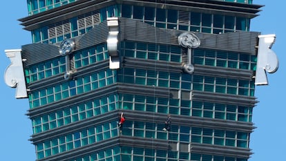 Alex Honnold rascacielos Taipei 101