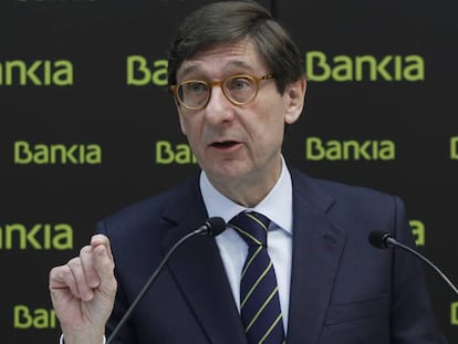 Goirigolzarri: “En Bankia no contemplamos una fusión. La unión con BBVA es una leyenda urbana”