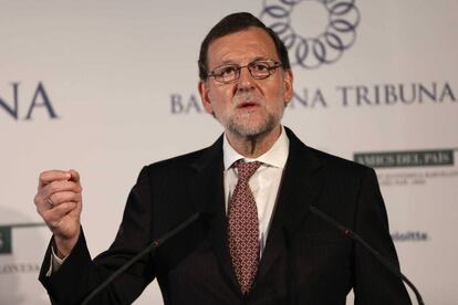 Mariano Rajoy, de campanya a Barcelona.