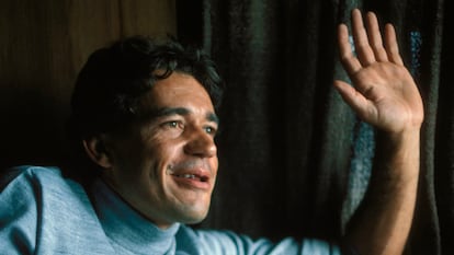 Carlos Lehder in Colombia, in a photograph taken in February 1988.