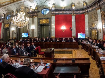 Vista general de la Sala de Plens del Tribunal Suprem.