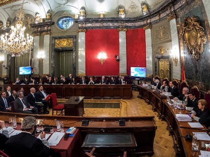 Vista general de la Sala de Plens del Tribunal Suprem.