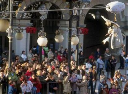 Este año, el ángel de Tudela será la niña de ocho años Amaya García.