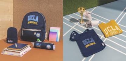 Prendas y complementos de la colección de Pull&Bear para UCLA.