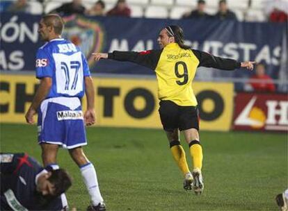 Sergio García festeja un gol