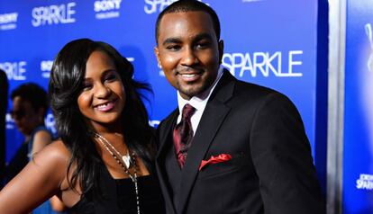 Bobbi Kristina Brown y Nick Gordon, en Los Ángeles en agosto de 2012.