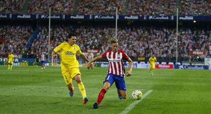 Torres, durante el duelo contra Las Palmas.