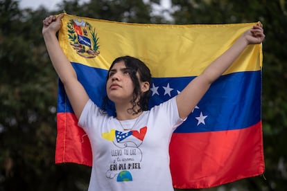 Grecia Balzán, migrante venezolana, en Bogotá (Colombia).