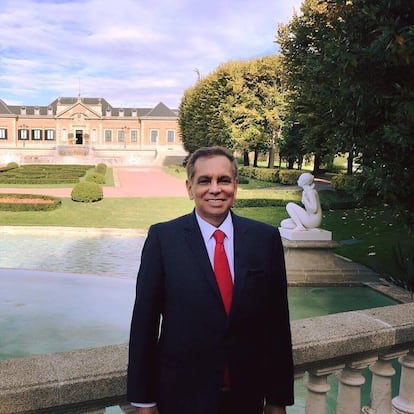 Fidel Herrera en 2015 durante sus días de diplomático en España.