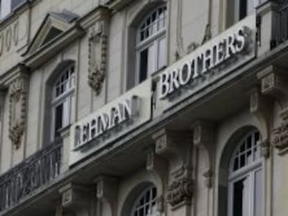 Sede de Lehman Brothers, entidad cuya quiebra en septiembre de 2008 marc&oacute; el comienzo de la crisis