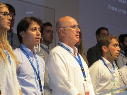 Duran Lleida a la clausura del congrés de joves d'Unió.