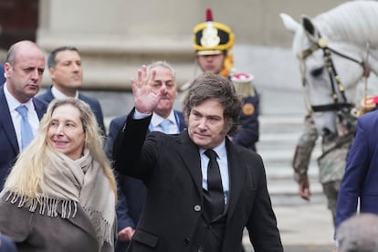 Javier Milei en Buenos Aires, Argentina, el 25 de mayo de 2025.