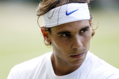 Nadal, durante la semifinal ante Murray.