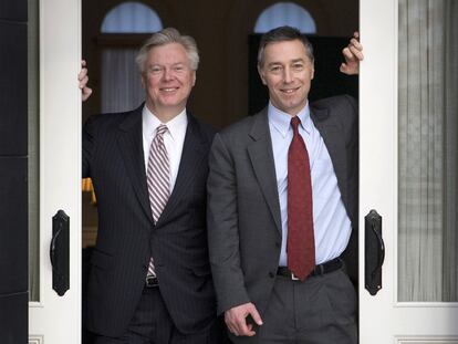 David Schmittlein y Richard Locke, del MIT, visitaron Madrid para hablar de sostenibilidad en las empresas.