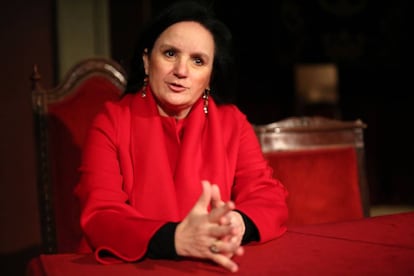 La magistrada Concepción Rodríguez, el viernes en el Ateneo de Madrid.