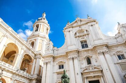 Basilica della Santa Casa en Loreto, en la comarca italiana de Las Marcas.