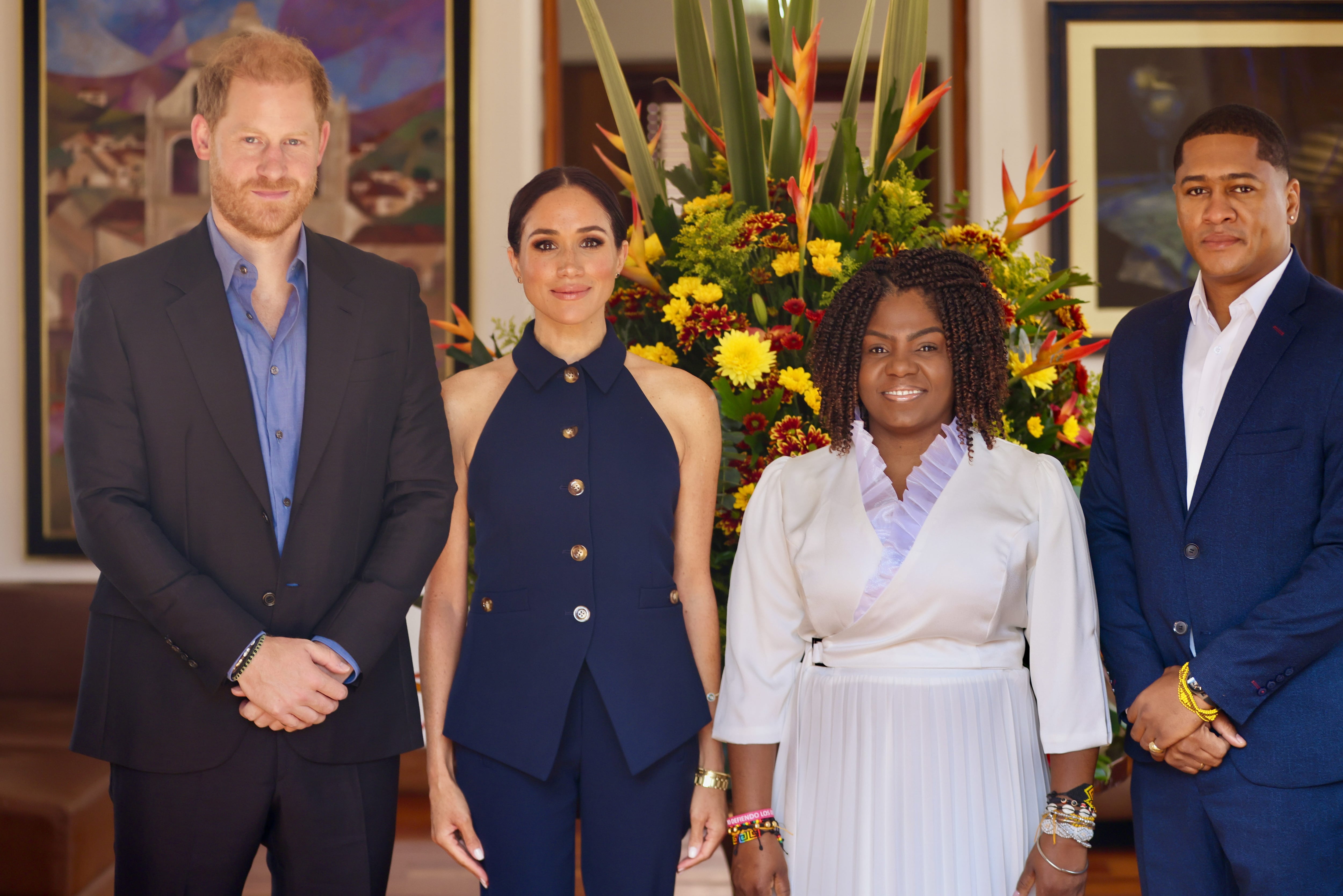 La visita del príncipe Enrique y Meghan Markle a Colombia, en imágenes