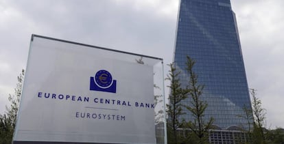 Sede del Banco Central Europeo (BCE) en Fráncfort, Alemania. 