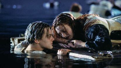 Leonardo DiCaprio y Kate Winslet, en ‘Titanic’.