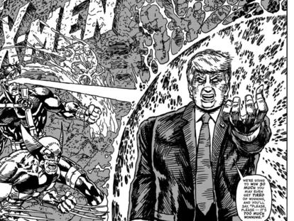 Capa de ‘X-Men’ com Trump.