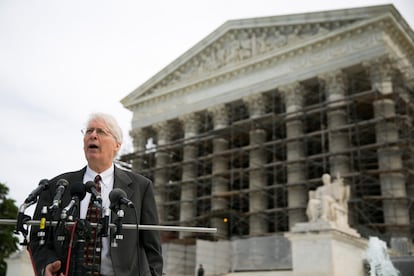 James Bopp Jr., ante el Tribunal Supremo, el ocho de octubre de 2013.