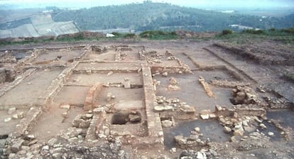 Yacimiento arqueológico de San Cristobal (Cádiz), de época fenicia.