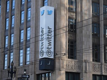 La sede de Twitter en San Francisco, en una imagen de archivo.