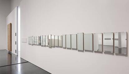 'Mirror Piece' del col·lectiu Art & Language (1965), al Macba.