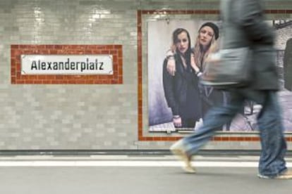 Estación de metro de Alexanderplatz, en Berlín.