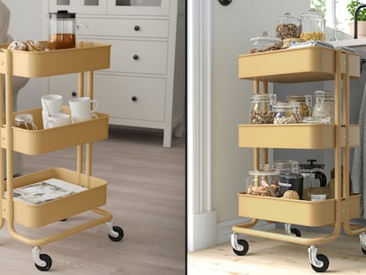 El carrito multiusos de Ikea más popular de su categoría, ahora en oferta.