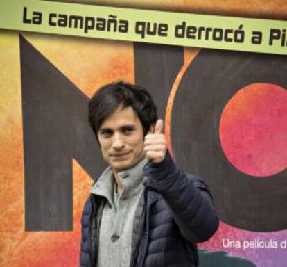 La película es protagonizada por el actor mexicano Gael García Bernal y relata el drama del joven publicista (Forch) que activó la Campaña del No en el plebiscito de Chile de 1988, propuesto por el entonces dictador Pinochet para extender su mandato ocho años. EFE/Archivo