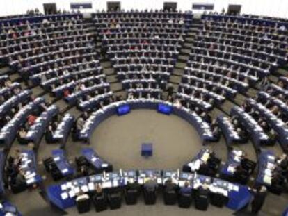 Vista general durante un pleno del Parlamento Europeo.