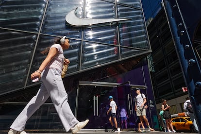 Tienda de Nike en la Quinta Avenida de Nueva York, en junio de 2024.