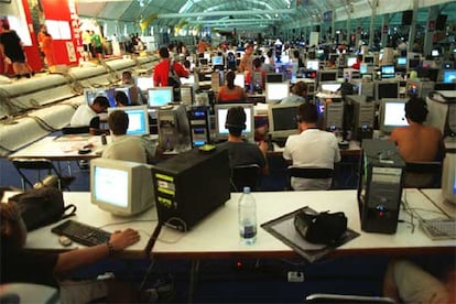 Campus Party 2004, en el Museu de les Ciencies de Valencia.