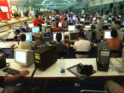 Campus Party 2004, en el Museu de les Ciencies de Valencia.