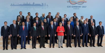 Foto de familia de los l&iacute;deres del G20 en su reuni&oacute;n de julio del a&ntilde;o pasado.