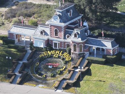 Casa principal del rancho Neverland.