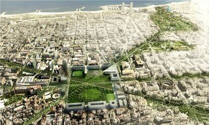 Plan de reforma de la plaza de les Glòries de Xavier Trias.