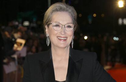 Meryl Streep, en la premiere de 'Los archivos del Pentágono' en Londres.