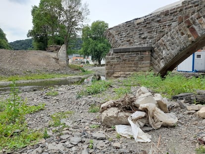 Puente destruido en Altenahr.