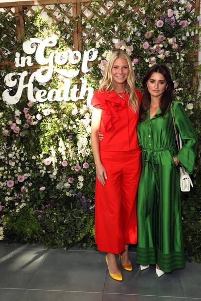 Penelope Cruz y Gwyneth Paltrow, en Londres.