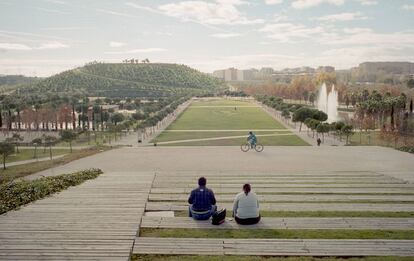 Airbnb se ha fijado en el parque de Pradolongo para elegir el barrio.