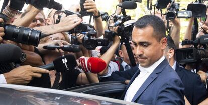 El viceprimer ministro Luigi Di Maio de Movimiento 5 Estrellas.