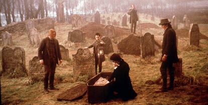 Una escena de la película Sleepy Hollow, protagonizada por Jhonny Depp.