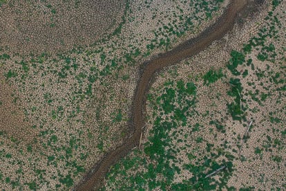 A represa Cantareira, na Bragança Paulista, apresenta o pior nível da sua história: 3,5%.