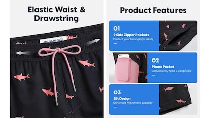 Este bañador para hombre con forro es top ventas, ultracómodo y elástico.
